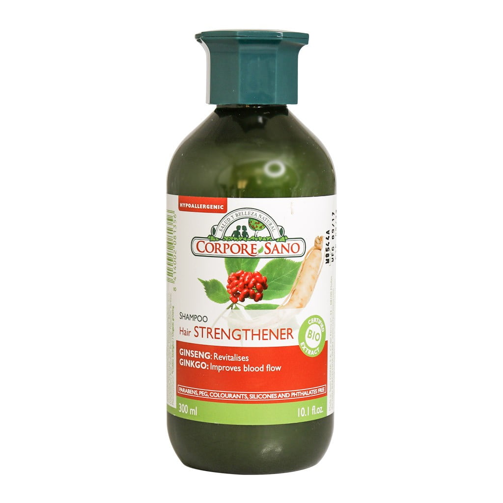 شامپو ضد ریزش مو کورپورسانو حاوی جینسینگ حجم 300 میلی لیتر