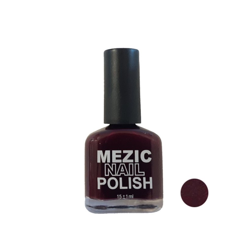 لاک ناخن مزیک شماره 273 رنگ زرشکی بادمجانی حجم 15 میلی لیتر