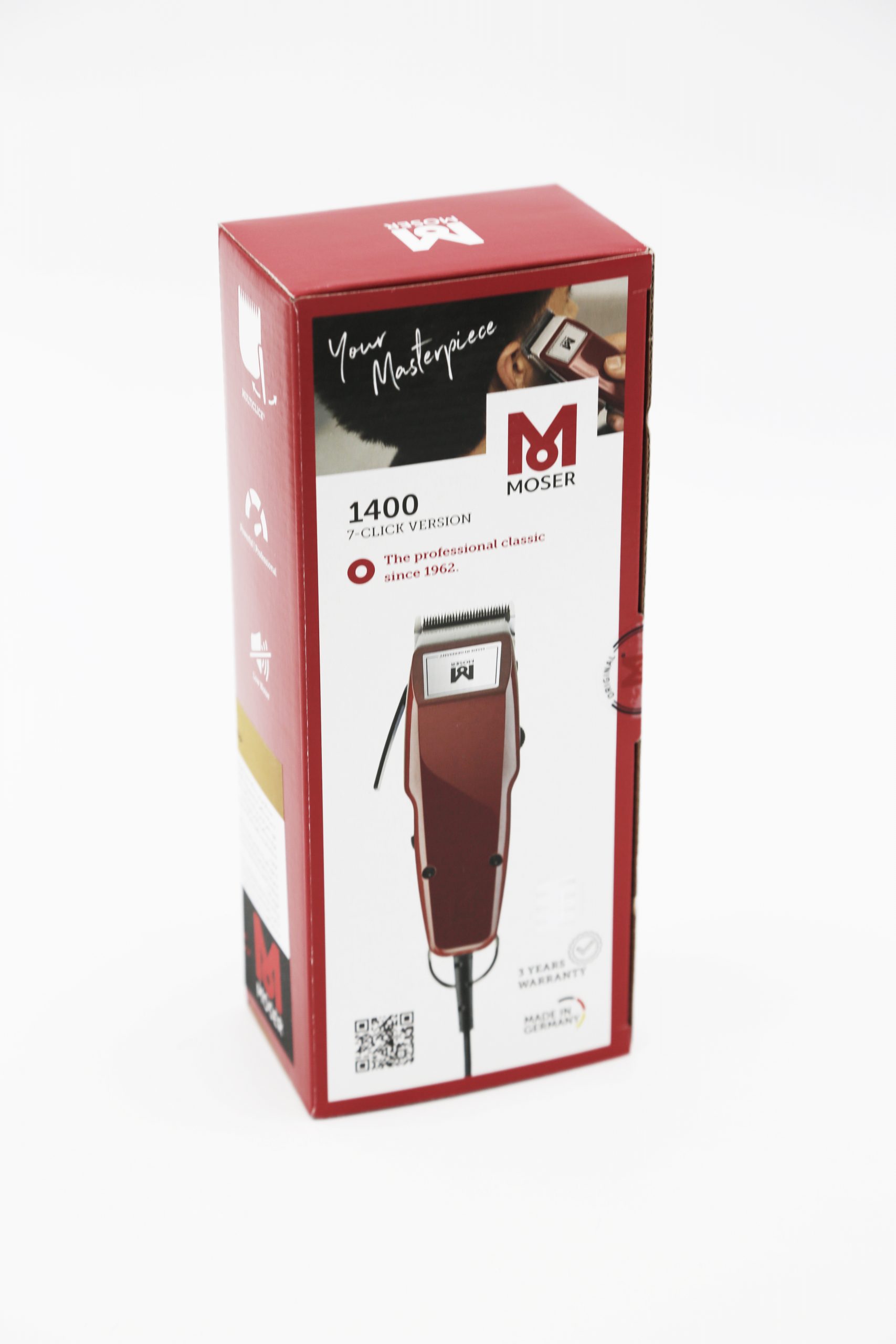 ماشین اصلاح موزر ۱۴۰۰ قرمز ۷ دنده - تصویر 2