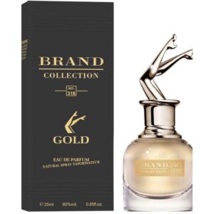 عطر جیبی زنانه برند کالکشن مدل Jean Paul Gaultier Scandal Gold No.316 حجم 25 میلی لیتر