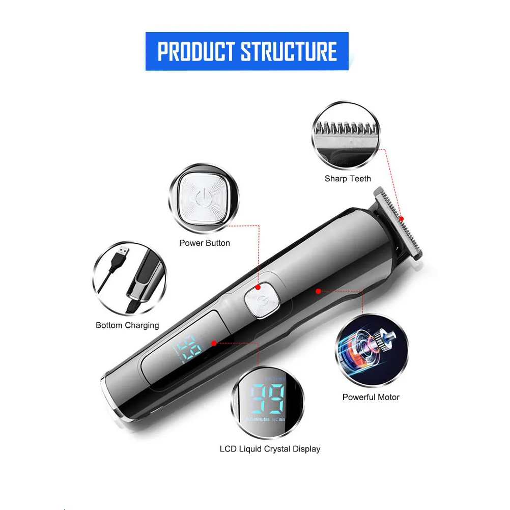 ماشین اصلاح چندکاره موی سر و صورت کومکس مدل FK-8688 - تصویر 2