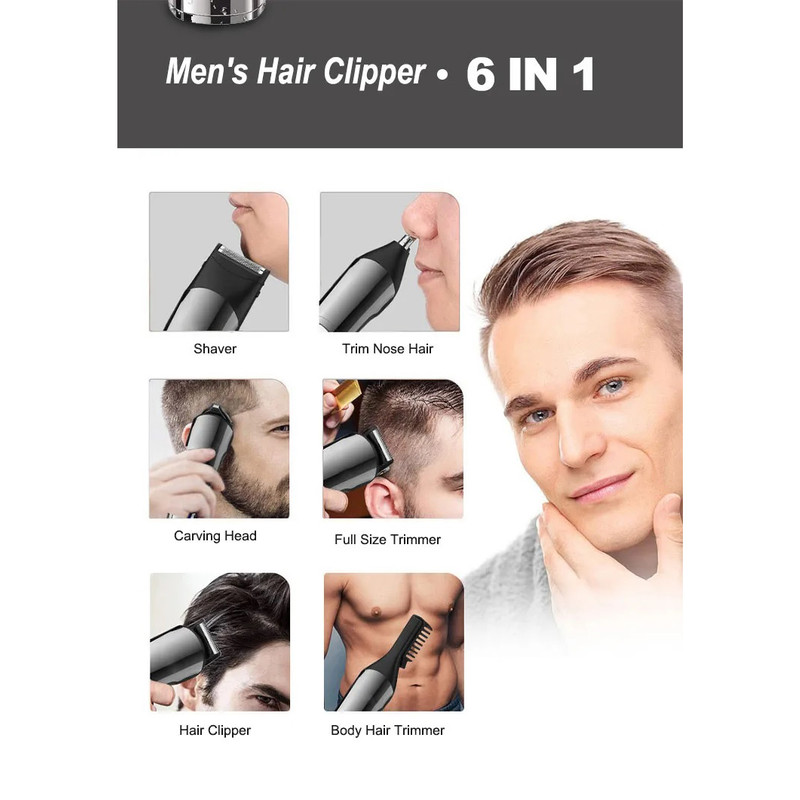 ماشین اصلاح چندکاره موی سر و صورت کومکس مدل FK-8688 - تصویر 4