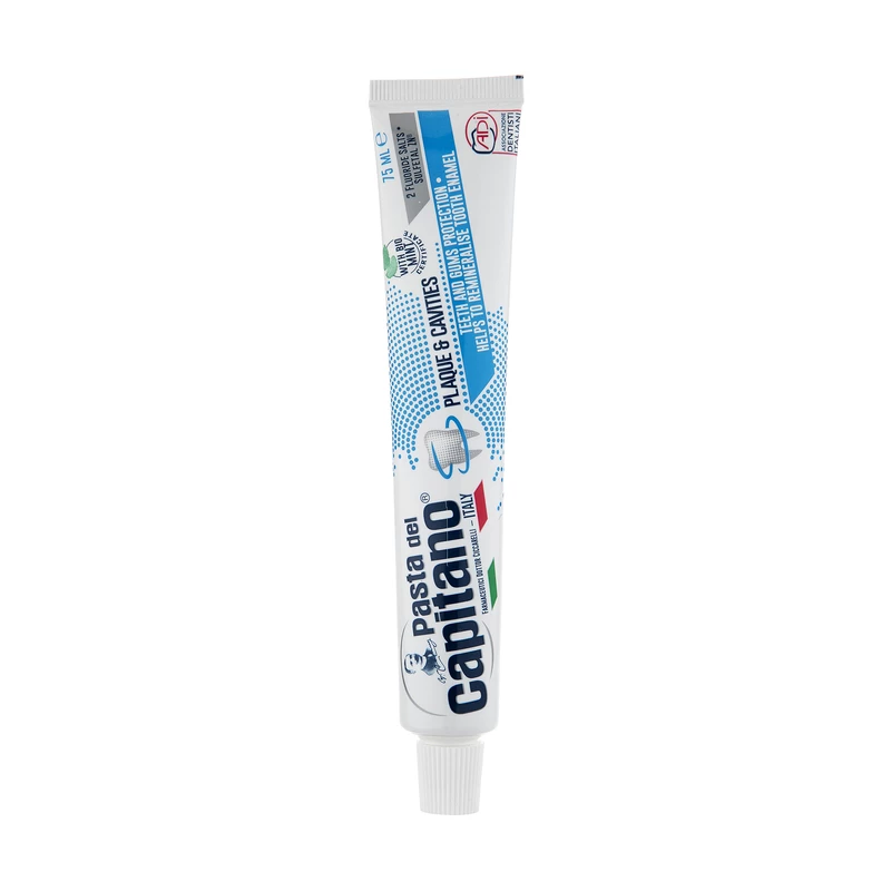 خمیر دندان پاستا دل کاپیتانو مدل Anti Plaque and Cavities حجم 75میلی لیتر