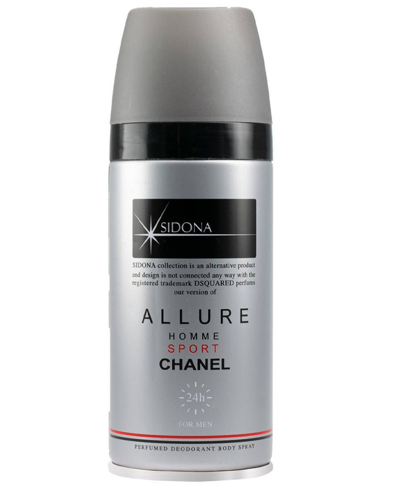 اسپری دئودورانت مردانه سیدونا مدل Allure Homme Sport حجم 200 میلی لیتر اسپری دئودورانت مردانه سیدونا مدل Allure Homme Sport حجم 200 میلی لیتر