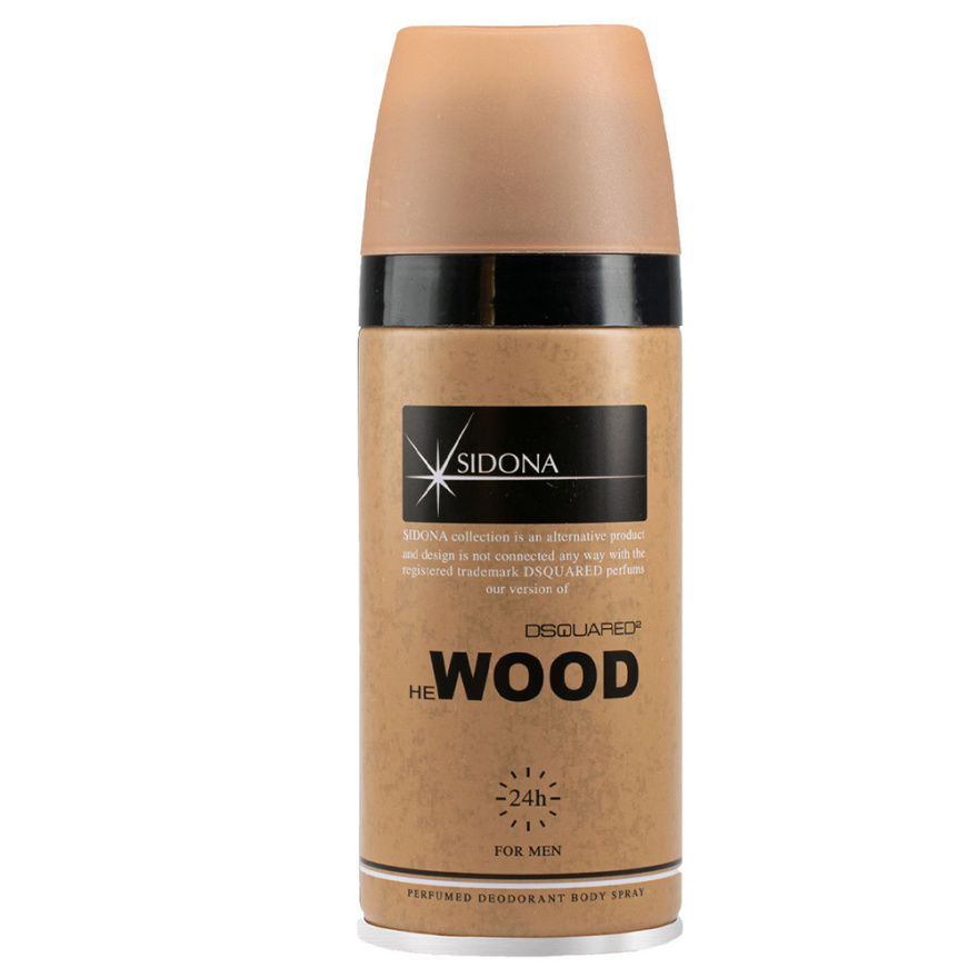 اسپری دئودورانت مردانه سیدونا مدل Wood حجم 200 میلی لیتر اسپری دئودورانت مردانه سیدونا مدل Wood حجم 200 میلی لیتر