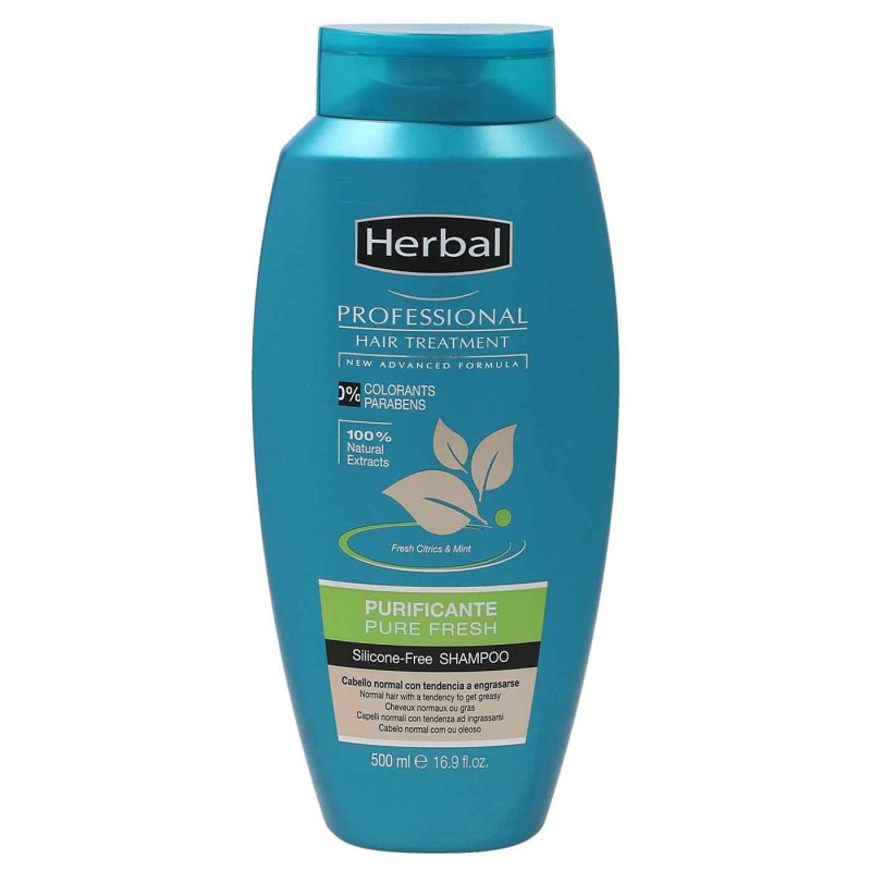 شامپو موهای چرب هربال مدل Pure Fresh حجم 500 میل