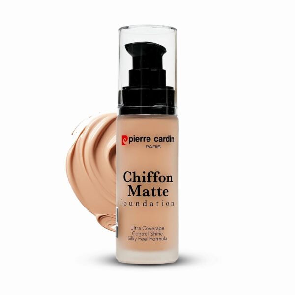 کرم پودر پیرکاردین PIERRE CARDIN مدل چیفون مت CHIFFON MATTE حجم 30 میلی لیتر