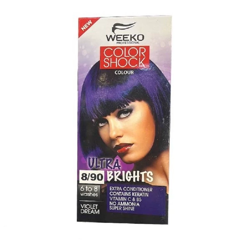 کیت رنگ مو ویکو رنگ بنفش شماره 8/90 حجم 80 میلی لیتر