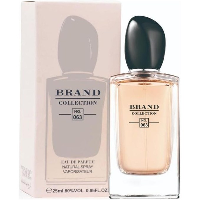 عطر ادکلن زنانه جورجیو آرمانی سی برند کالکشن کد 063 (Giorgio Armani Si) حجم 25 میل