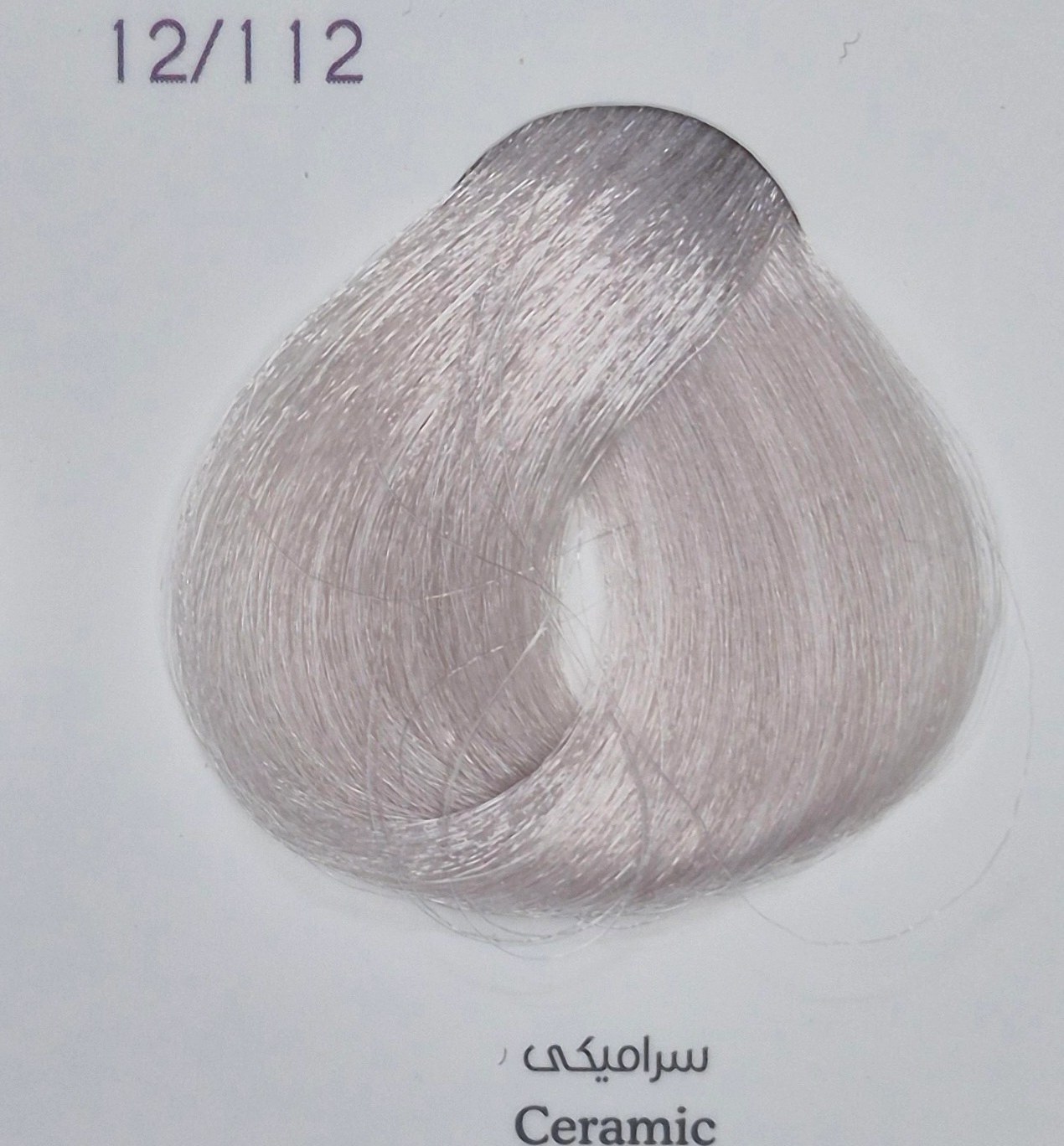 رنگ موی والوار شماره12.112 سری فشن مد رنگ سرامیکی