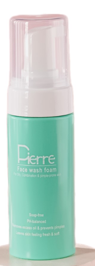 فوم شستشوی صورت Pierre مخصوص پوست چرب | پاک‌سازی عمیق و کنترل چرب پوست 200ml
