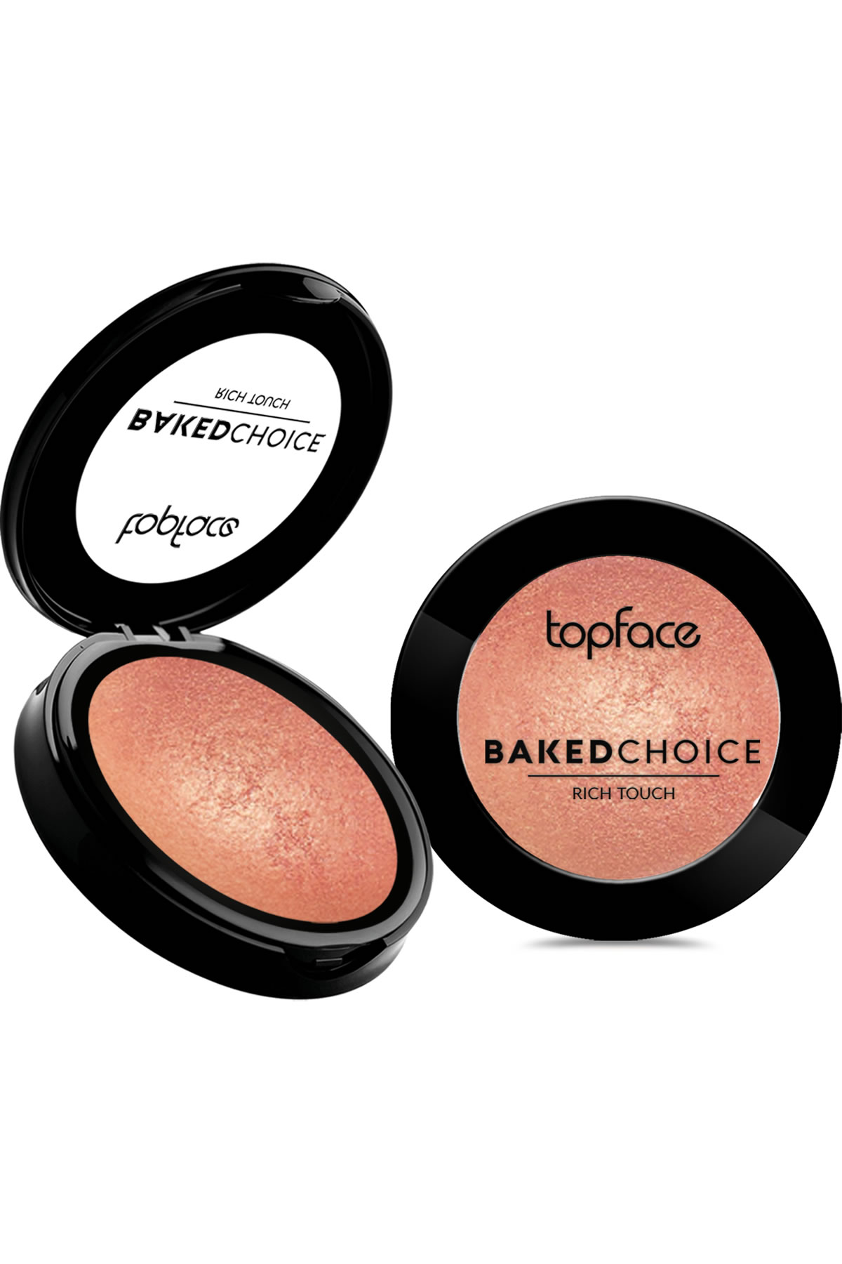 رژگونه تراکوتا بک چویس تاپ فیس TOPFACE مدل Baked Choice Rich Touch Blush On - تصویر 2