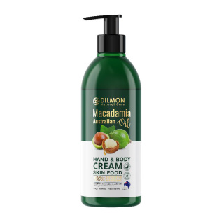 کرم مرطوب کننده دست و بدن دیلمون مدل Macadamia حجم 350 میلی لیتر