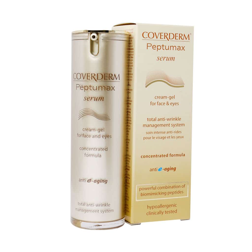 کرم ژل ضد چروک چشم و صورت پپتامکس کاوردرم 30 میلی لیتر