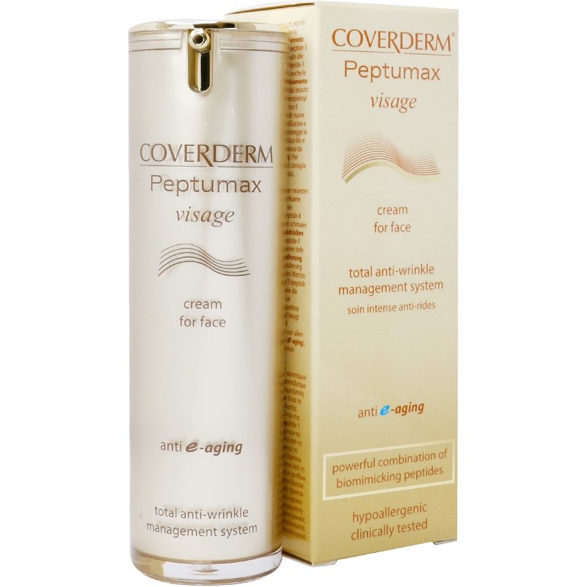 کرم ضد چروک کاوردرم اصل ایتالیا کاهش چین و چروک پپتامکس Coverderm - تصویر 2