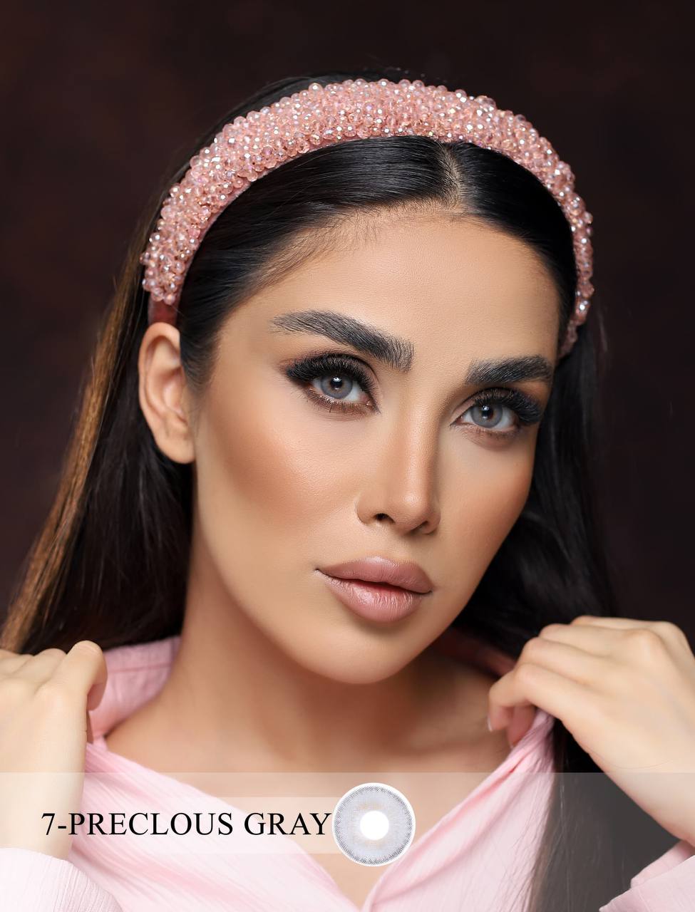 لنز چشم فصلی کانفست شماره7 با رنگ PRECLOUS GRY