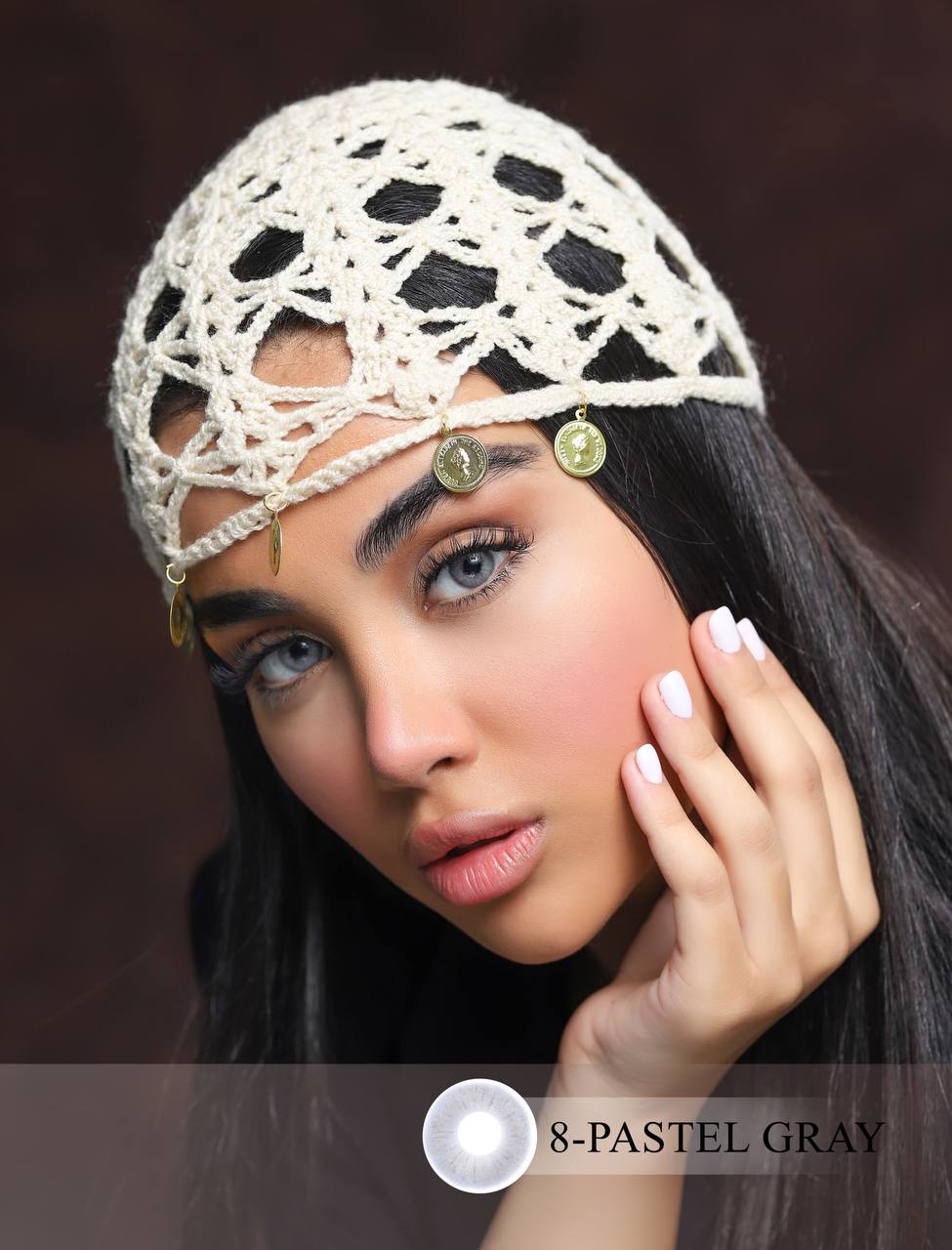 لنز چشم فصلی کانفست شماره8 با رنگ PASTEL GRAY