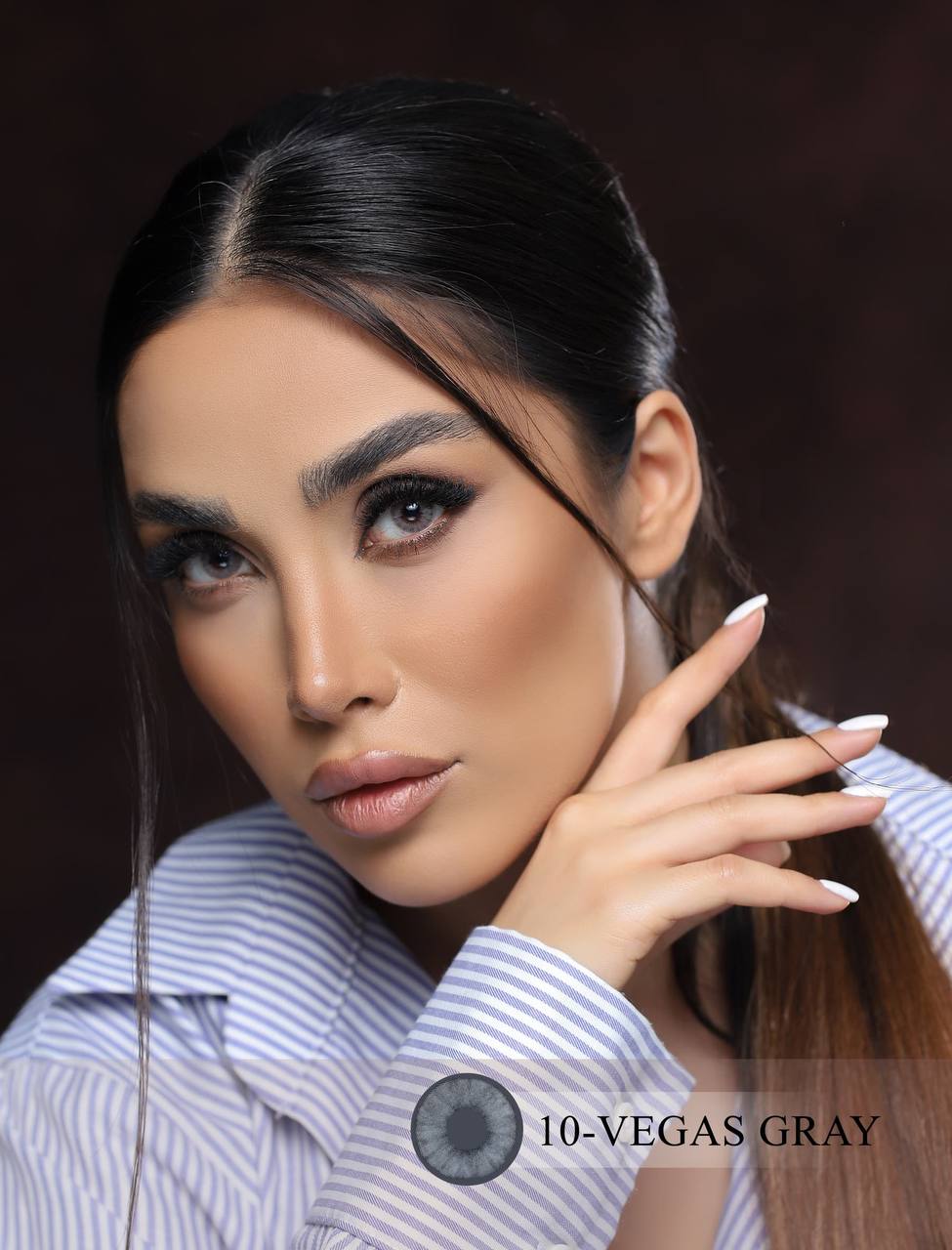 لنز چشم فصلی کانفست شماره10 با رنگ VEGAS GRAY