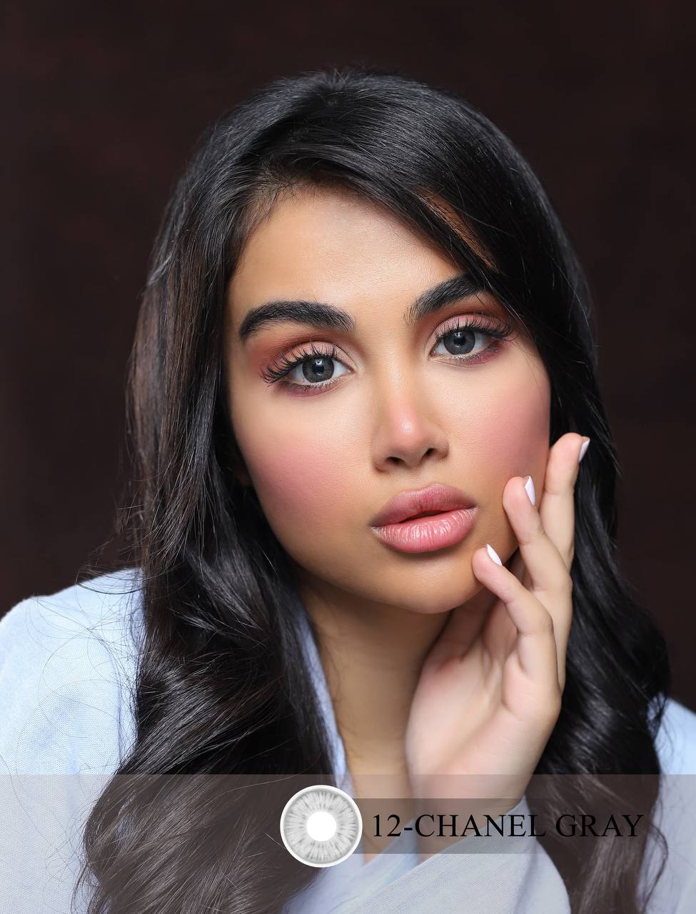 لنز چشم فصلی کانفست شماره12 با رنگ  Chanel Gray