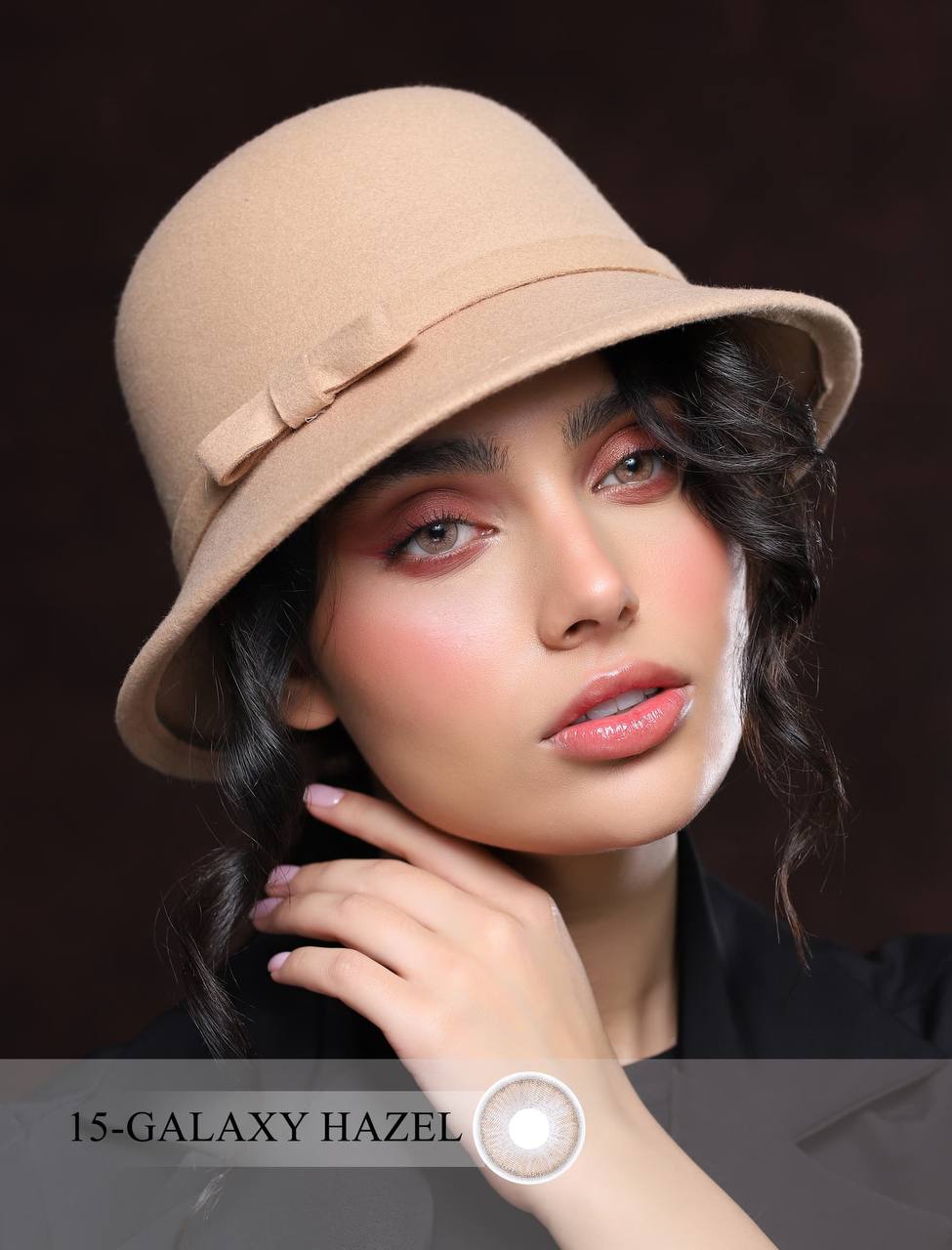 لنز چشم فصلی کانفست شماره15 با رنگ GALAXY HAZEL